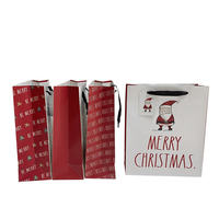 Certifié Fsc Logo personnalisé imprimé Shopping pas cher sac d'emballage cadeau de luxe en papier fantaisie avec poignée en coton