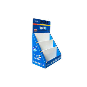 Contador personalizable al por menor Reloj Caja de exhibición de cartón Soporte festivo de Feliz Navidad para promoción de tienda - Product Image 3