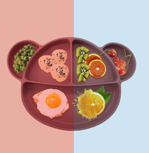 Juego <span class=keywords><strong>de</strong></span> Vajilla Infantil <span class=keywords><strong>de</strong></span> Silicona con Logotipo Personalizado, Platos, Baberos, Manteles Individuales, <span class=keywords><strong>para</strong></span> Bebés, en Existencia en Fábrica - Product Image 6