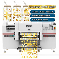 Impresora de Inyección de Tinta UV DTF de Gran Formato LETOP, Máquina de Impresión de Papel y Laminación de Vidrio de Triple Cabezal, Nueva Condición