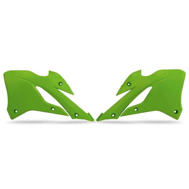 Kawasaki KX 112 2022-2025 OEM Rear Radiator Shield Green 026 RF Shields