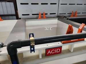 JEC Elektrokaplama Makinesi Bakır Kaplama Tankı Elektrokaplama Hattı Kimyasal Yağ Alma İçin Galvanik Cihazı - Product Image 2