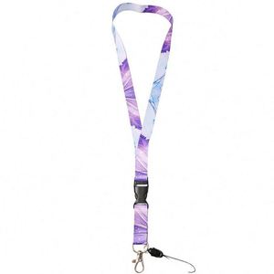 Custom Printed Designer Silk Woven <b>Lanyard</b> Sublimation Neck Keychain Breakaway <b>Lanyards</b> With Logo - Product Image 4