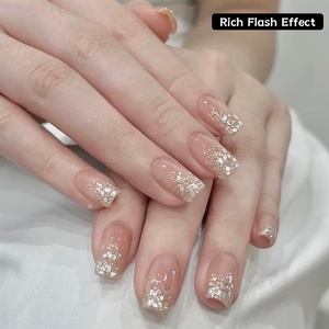 Factory Wholesale Iridescent Flakes <b>Glitter</b> Nail Gel OEM ODM Private Label Sparkle UV Gel Polish For Nail Art Salon - Product Image 5