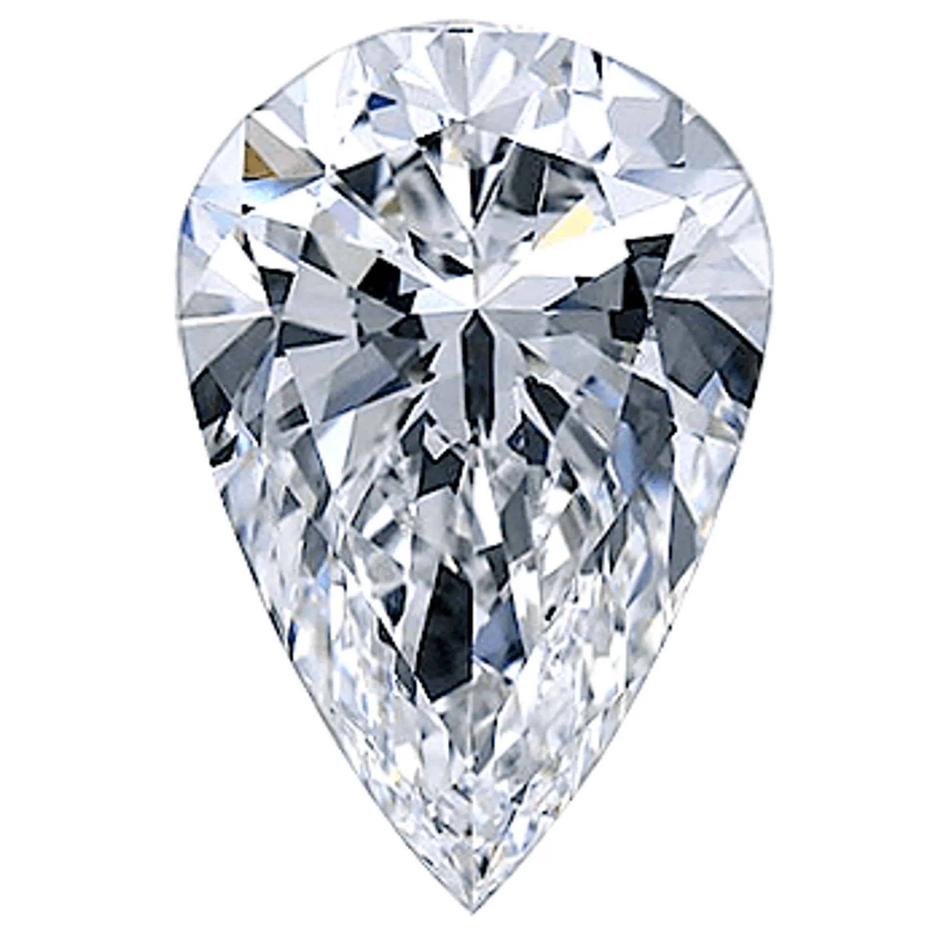 Igi Certified 1 Carat Pear Shaped Cut Loose Lab Grown Diamante Preço