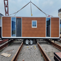 Maison préfabriquée de luxe en verre intégral avec structure en acier, projet de villa personnalisé OEM ODM