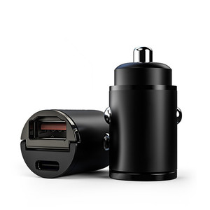 ที่ชาร์จในรถยนต์อะลูมิเนียม 3.0 30W 5A ชนิด PD ชาร์จเร็วสำหรับโทรศัพท์มือถือรุ่น 12 13 Pro - Product Image 1