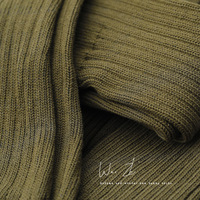 Chaussettes hautes en acrylique et laine, rembourrées, couleur vert armée, de la marque Sock Factory Commando