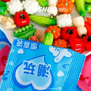 แลนโช มินิ เรซิ่น ผักผลไม้แบบสุ่ม  ชุด DIY งานฝีมือ ของตกแต่ง ของสะสม - Product Image 3