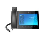 Téléphone IP vidéo Grandstream GXV3470 avec écran tactile 7 pouces, caméra 2MP, double Gigabit PoE, Wi-Fi 6, appareil de communication de bureau