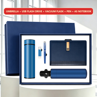 Coffret Cadeau de Noël : Gobelet, Stylo, Clé USB, Agenda, Parapluie – Idéal pour les Voyages Hivernaux et Activités de Plein Air – Prix Usine Fournisseur
