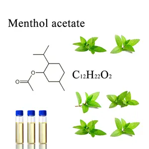 Menthyl acetate 100% Pure Menthol Crystals USP Food Grade Melting point is approximately 105 to 107 degrees