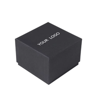Boîte à montre en carton kraft deux pièces personnalisée, économique, écologique, en matériaux recyclés, avec structure simple couvercle-socle, finition UV, pour chaussettes de 2 cm
