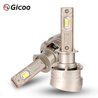 Ampoule de phare LED Gicoo Q9 120W 30000LM 6000K 12V CSP IP67 Plug&Play H7 H1 H4 H8 H9 H11 9005 9006 HB3 HB4 pour voiture