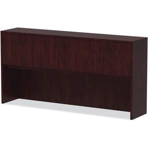 Alera Valencia Series Mueble de madera de caoba con puertas, 4 compartimentos, 70.63w x 15d x 35.38h, organizador de escritorio y cajones - Product Image 1