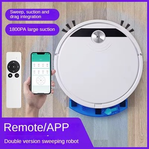 Aspiradora Robot 3 en 1 Inteligente con Control por Aplicación, Navegación Giroscópica, Barrido en Seco/Húmedo, Fregado, Recarga Automática, Baterí<span class=keywords><strong>a</strong></span> de Litio, HEPA - Product Image 1