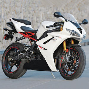 สำหรับ <span class=keywords><strong>Triumph</strong></span>: COW <span class=keywords><strong>DAYTONA</strong></span> <span class=keywords><strong>675</strong></span> Body Part <span class=keywords><strong>2009</strong></span> 2010 2011 2012 สีขาวสีดำรถจักรยานยนต์ Fairing หลังการขายชุด - Product Image 1