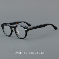 Gafas Ovaladas Retro Clásicas y Elegantes para Mujer, Montura de Acetato Premium, Lentes de Plástico Transparente, Diseño Artístico y Moderno para Uso Diario