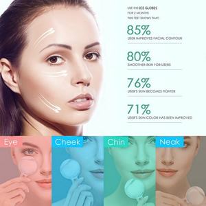 เครื่องนวดหน้าแบบเย็น Cryo Cooling Massager Ice Globe ลูกกลิ้งนวดหน้า Magic Ice Globes สำหรับเป็นของขวัญวันเกิดและคริสต์มาส - Product Image 3