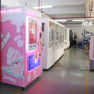 Machine à glaces molles entièrement automatique en acier inoxydable, best-seller, écran tactile 32 pouces, options de paiement multiples, 24h/24 et 7j/7 - Product Image 4