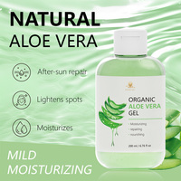 ODM/OEM Gel d'Aloe Vera Naturel Biologique 100% Pur Hydratant Apaisant Après Soins Solaires Gel d'Aloe Vera pour le Visage