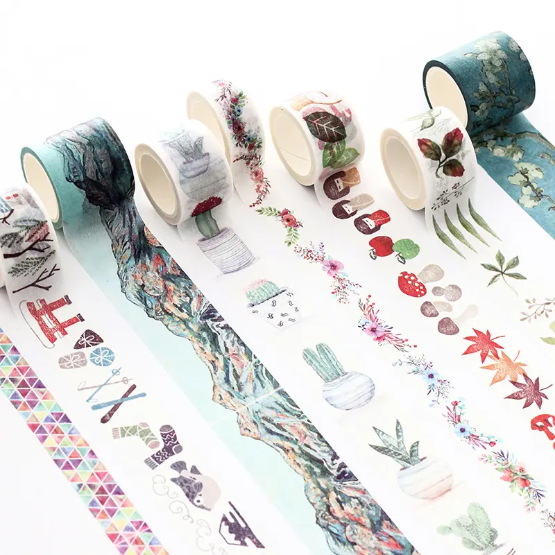 Yiwu Yongsheng Custom Printed Washi Tape, Decorative Paper Color Washi Tape