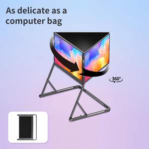 Monitor Portátil Cuádruple OEM de 14 Pulgadas con 1 Cable y 3 Pantallas, Extensor de Pantalla para Portátil FHD 1200P IPS, Compatible con Portátiles de 12-17.3 Pulgadas, Win/Mac - Product Image 6