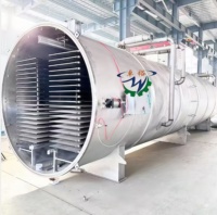 Automatische vacuümvriesdroogmachine van roestvrij staal voor voedselverwerking en vleesdroging