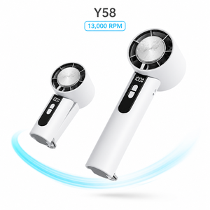 מאוורר ידני 13000RPM בעל 100 רמות מהירות רוח, נטען ב-USB, מסתובב, נייד, מיני, מאוורר קירור נייד, סיטונאי - Product Image 1