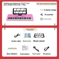 High Quality Portable 61 Keys Digital Keyboard Instrument for Piano Beginners New Model Electronic Organ