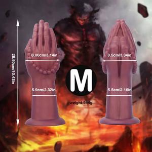 11 CM Männliche Silikon Doppelhand Kombinierte Insertion Anal Plugs Spielzeug Riesen faust Übergröße Dicker Arm Masturbation Sexspielzeug - Product Image 6