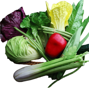 Vegetales Artificiales FloDecor al por Mayor, Apio, Berenjena, Pepino y Ajo de Plástico con Tacto Real para Cocina, Restaurante y Acción de Gracias - Product Image 4