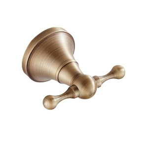 Porte-serviettes mural en bronze antique Saint Ruijia, ensemble d'accessoires de salle de bain en cuivre, style luxe léger, série 960 - Product Image 4