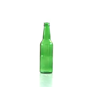 Homay bao bì chất lượng cao bia chai rỗng chai 330ml chai thủy tinh có thể được in với logo
