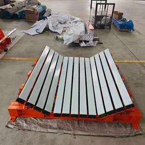 Op maat gemaakte hoogbelastbare laadzones UHMW-PE & dempende rubberen zware transportband buffer impactbed - Product Image 6