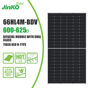Panel Solar JinkoSolar JKM615N-66HL4M-BDVP de 615W, Diseño Bifacial de Doble Cristal y Media Celda para Uso Residencial y Comercial Fuera de la Red, 66 Celdas JKM61 - Product Image 2