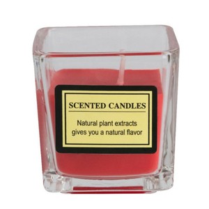 Yuanwu <b>Flower</b> Scented Candles Square Cup Soybean Mixed Wax Natural Fragrance Gift Home Decor - Product Image 2