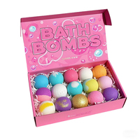 Emballage pliant de bombes de bain imprimées en papier carton de livraison personnalisé Fantexi avec logo laminé gaufré et mat