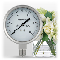 Customized M20*1.5 Thread Stainless Steel Manometer Full SS Pressure Gauges for Air Competitive Price