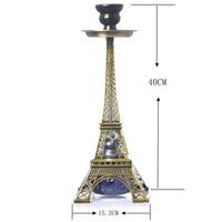 Nouveau Chicha Moderne Créative Russe 2026 en Métal et Verre à Double Tuyau Portable – Kit Complet