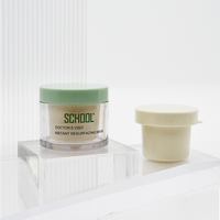 Contenants d'emballage pour produits cosmétiques Emballage de crème Contenants de soins de la peau écologiques de 50ml Recharge Pot de crème