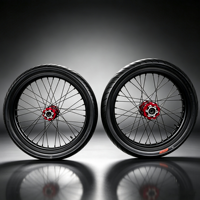 Jantes en alliage haute résistance 7116-T6 à rayons droits, roues Supermoto pour accessoires de vélo électrique Surron Light Bee X LBX