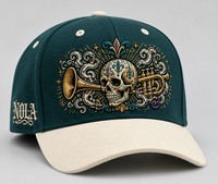 Casquette de baseball personnalisée avec broderie Old English, 5 panneaux, visière incurvée, style Dad Hat, streetwear urbain West Coast, vente en gros, faible MOQ