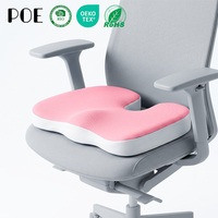 Coussin de siège ergonomique personnalisé pour voiture, en mousse à mémoire de forme, pour soulager la pression et la douleur du coccyx