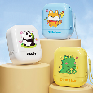 ختم فلاش للأسماء مقاوم للماء للأطفال، مقاس 14×36 ملم، مستطيل الشكل أو دائري، غلاف بلاستيكي من مادة ABS، لعبة للملابس - Product Image 2