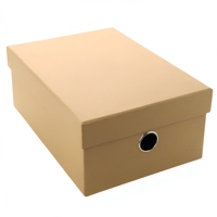 Boîtes rigides en carton ondulé personnalisées, écologiques, haut de gamme, en matériaux recyclés pour l'emballage des chaussures