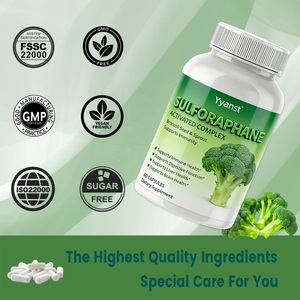 Capsules de Sulforaphane Naturel à Faible Teneur en Glucides à Base de Graines et de Germes de Brocoli de Marque Privée Soutient l'Immunité et la Santé du Foie pour Adultes - Product Image 3