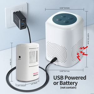 लंबी दूरी के बेतार बुद्धिमान मजेदार स्मार्ट दरवाजे की घंटी ध्वनि और पीर मोशन डिटेक्टर सेंसर बार्किंग कुत्ता - Product Image 2