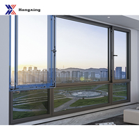Ventanas Modernas de Doble Acristalamiento Insonorizadas, de Vidrio Templado y Aleación de Aluminio, con Aislamiento Térmico para Uso Exterior en Casas y Hoteles