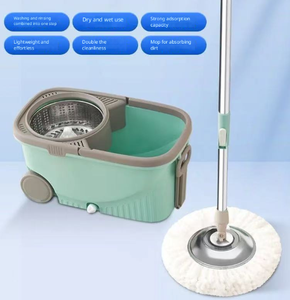 Séparation professionnelle des eaux usées domestiques <span class=keywords><strong>lavage</strong></span> mains libres vadrouille plate magique avec <span class=keywords><strong>seau</strong></span> de nettoyage pour le nettoyage des sols à domicile - Product Image 5